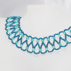 Necklace - Dentelle Shirley - Necklace - Laiton bronze